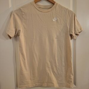 Nike Boys Beige Short Sleeve Tee